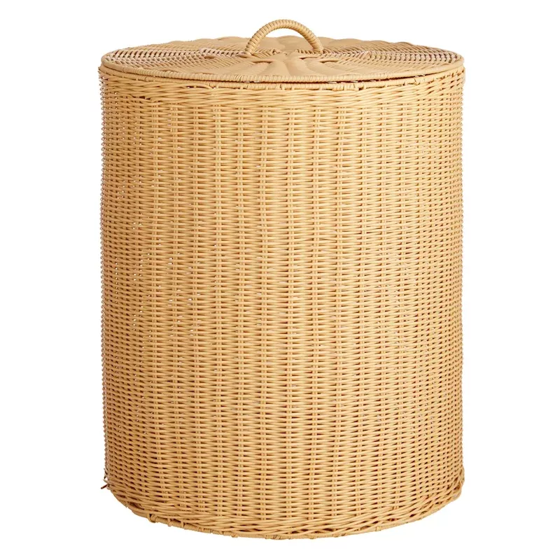Round Laundry Hamper with Removable Lid, Large
