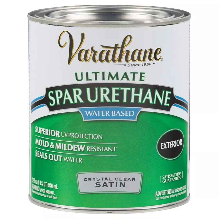 Rust-Oleum Ultimate Polyurethane Exterior Water Based Finish - Satin - 1 qt