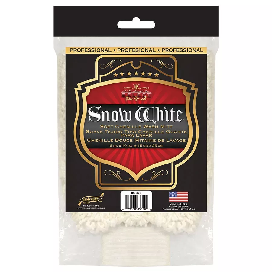 S.M. Arnold Snow White Heavy Duty Wash Mitt