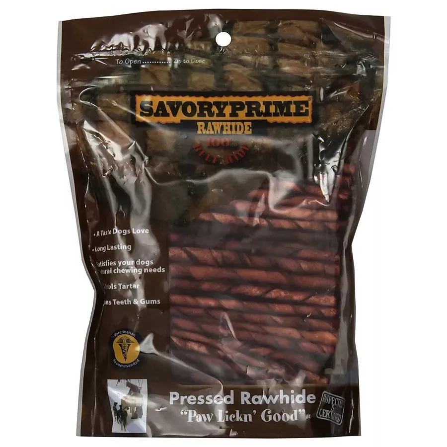 Savory Prime Twist Sticks - 5" - Brown - 100 pk