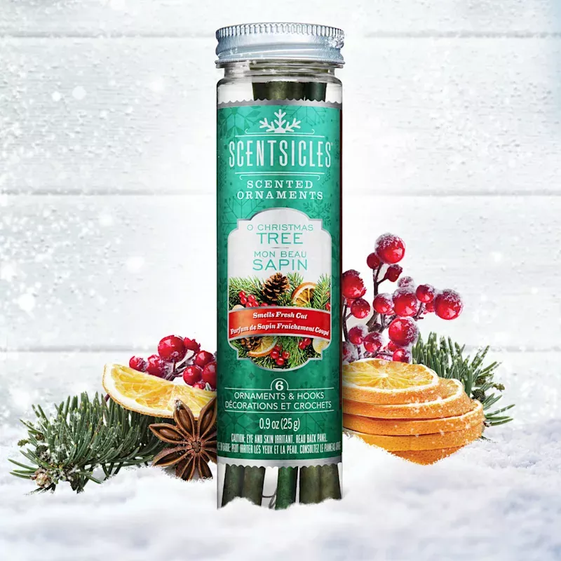 Scentsicles 6-Count O Christmas Tree Scented Ornament Sticks