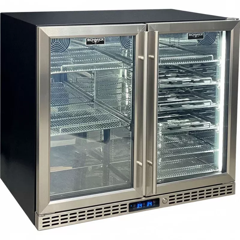 Schmick Under Bench Beer And Wine Dual Zone Bar Fridge – SK228D-HD