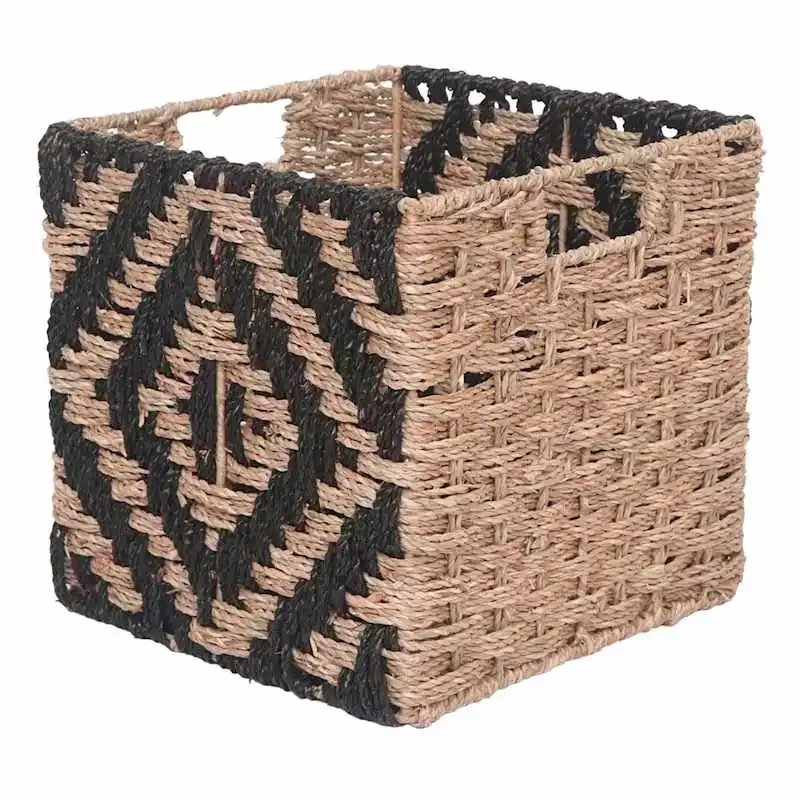 Seagrass & Natural Modular Storage Cube, 10.5"