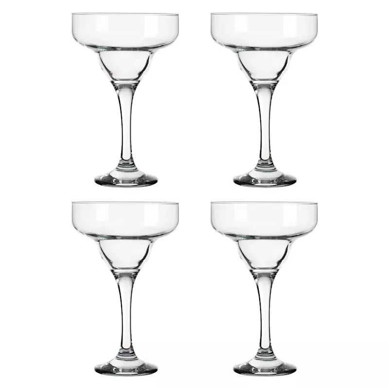 Set of 4 Basic Margarita Glasses, 10oz