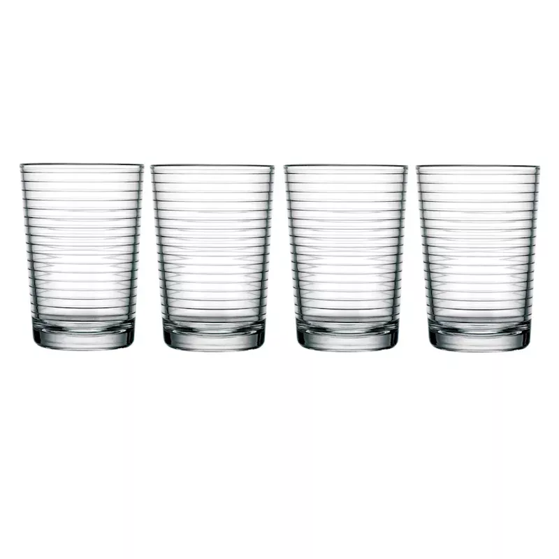 Set of 4 Solar Juice Glasses, 7oz