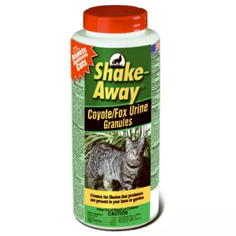Shake-Away 2854448 28.5 oz Container of Granular Cat Repellent – Quantity of 4