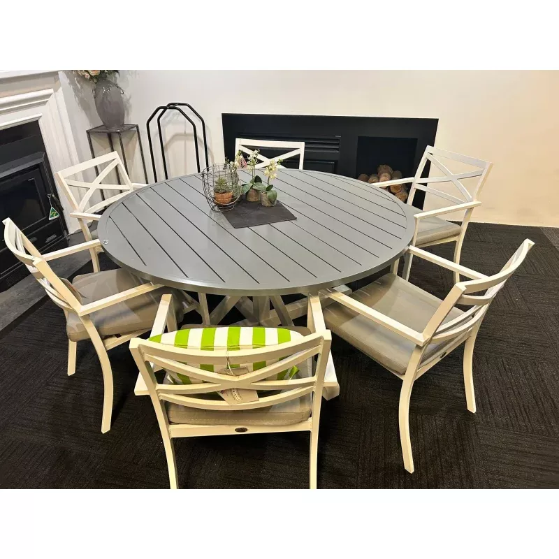 Shelta Bridgeport 7 Piece Dining Setting with 150cm Round Table