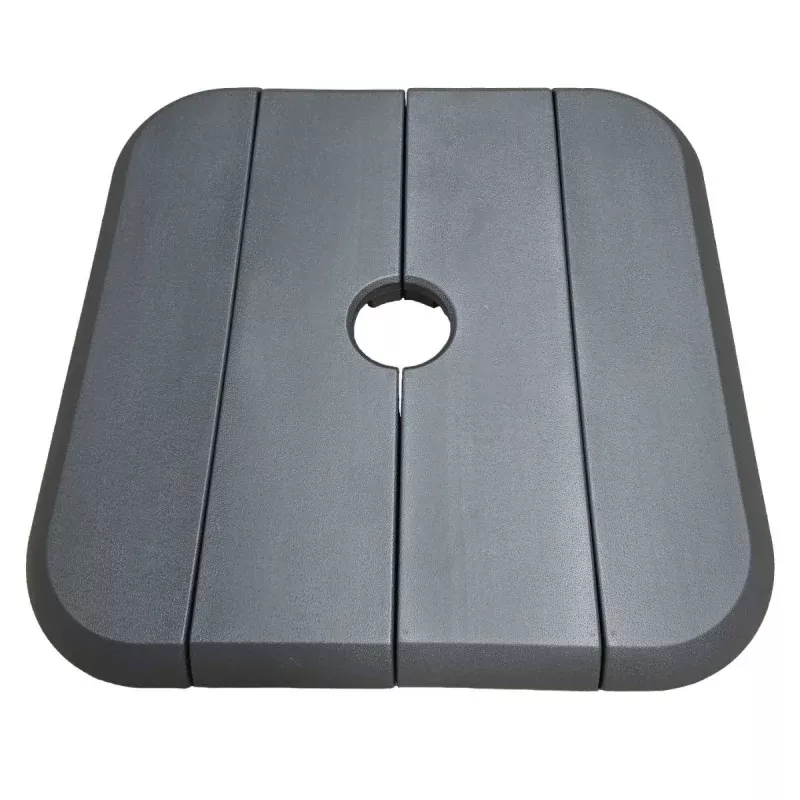 Shelta XL 4pc Charcoal Resin Base