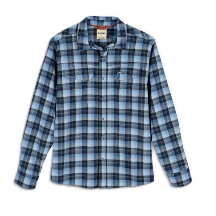 Simms Men's Gallatin Long Sleeve Flannel Shirt