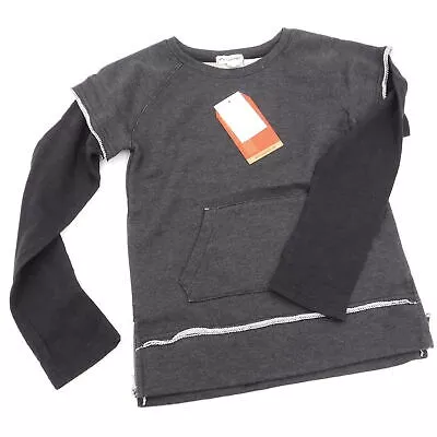 Size 8 Appaman Freestyle Long Sleeve Charcoal heather Shirt