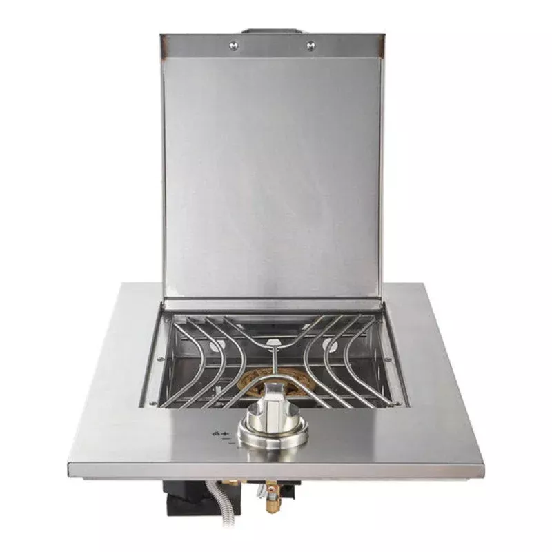 Smart Drop-In Side Burner Gas BBQ Cooktop in Stainless Steel