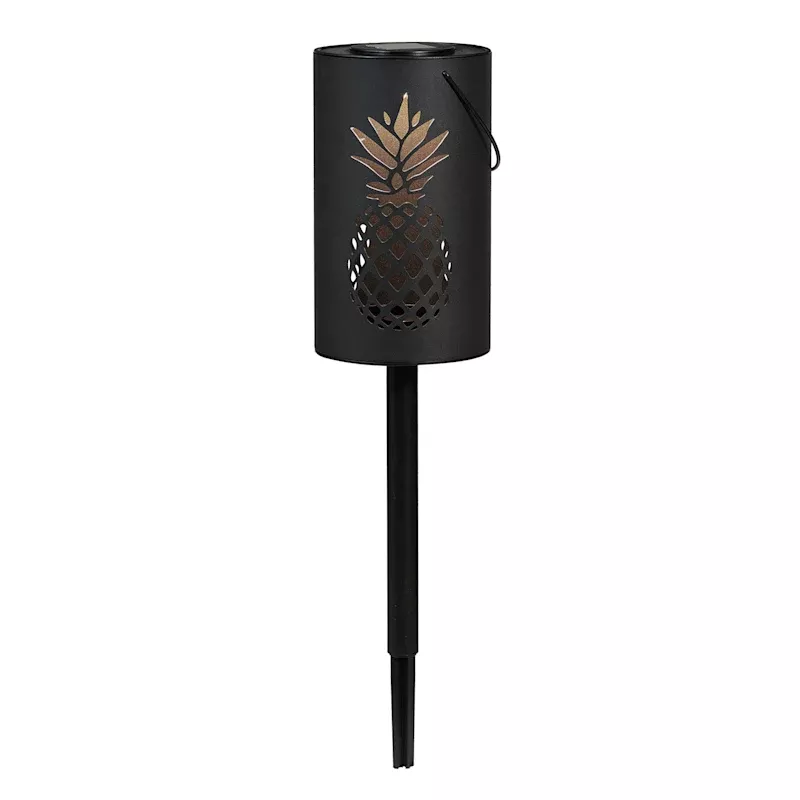 Solar Laser Cut Pineapple Lantern Pathway Light