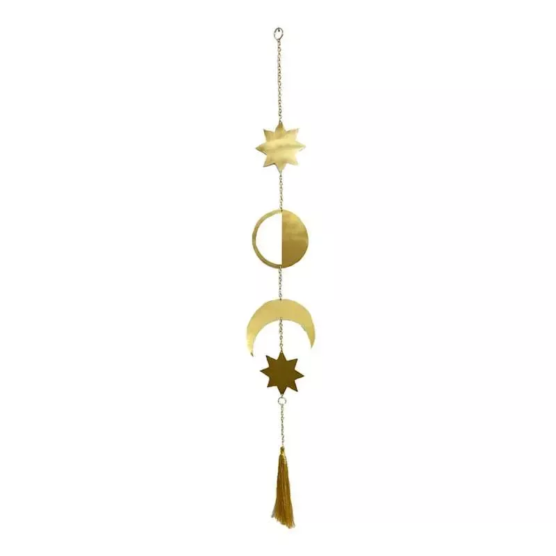 Soul Searcher Metal Moons Wall Hanging Wall Art, 31"