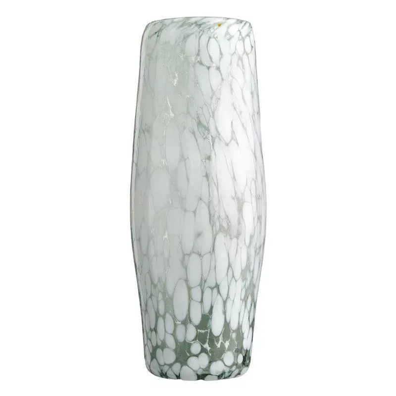 Speckled Art Glass Vase, 10"