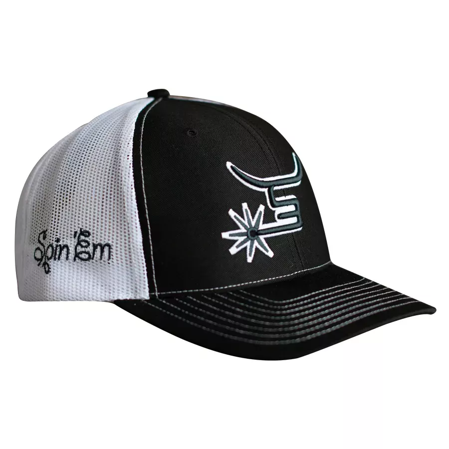 Spin-Em Legacy Hat - Black/White