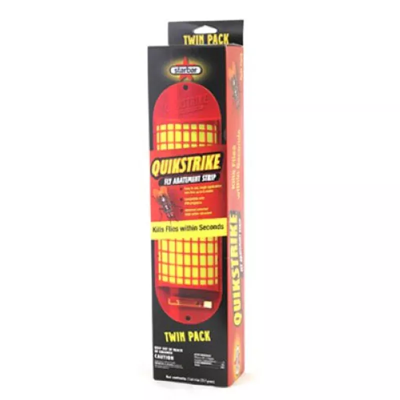 Starbar 100544996 2-Pack of QuikStrike Fly Killer Abatement Strips – Quantity of 12