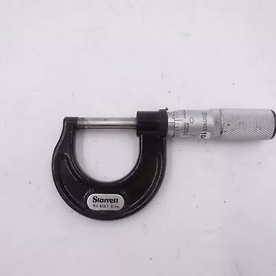 Starrett Outside Micrometer 436.1, 0-1″