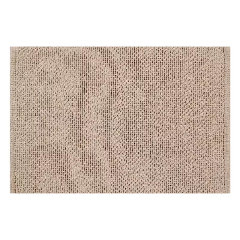 Stone Braided Cotton Bath Rug, 20x30