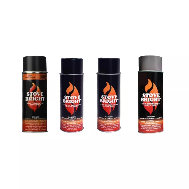 Stove Bright High Temperature Paint Charcoal