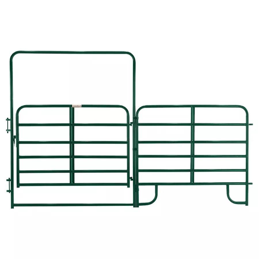 Tarter American 6' Panel w/ 6' Walk-thru Arch Gate - Green