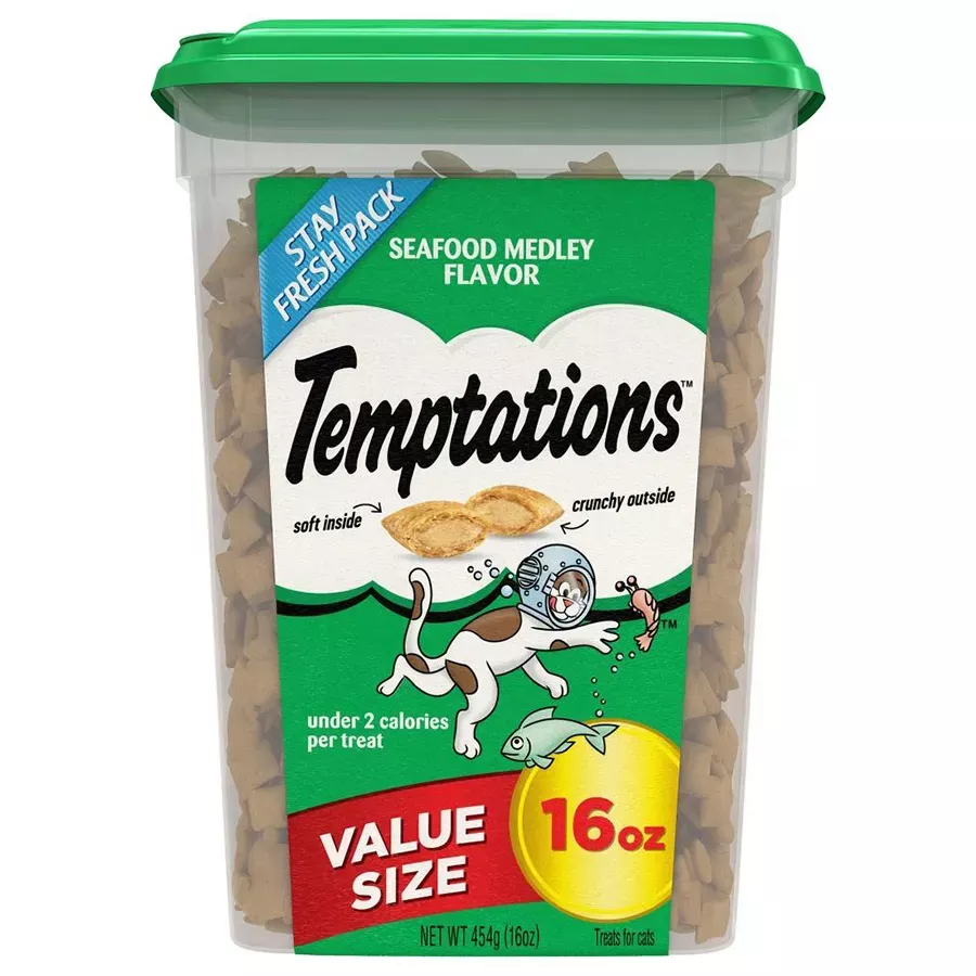 Temptations Seafood Medley Cat Treats - 16 oz
