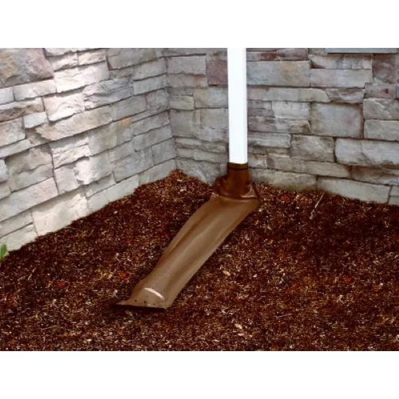 Thermwell DE46BR 46″ Brown Roll Out / Roll Up Automatic Downspout Extenders – Quantity of 3