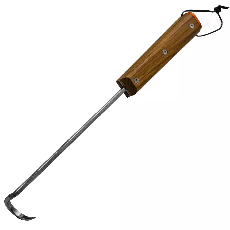 Traeger BBQ Pig Tail – Brown Wooden Handle
