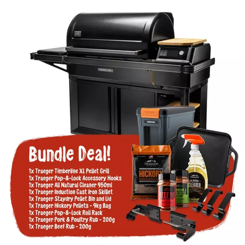 Traeger Timberline XL Pellet Grill – Bundle Deal