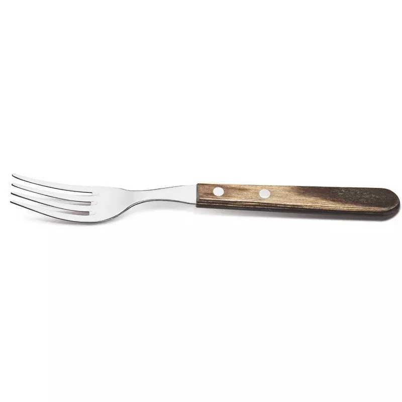 Tramontina Churrasco fork with wooden handle – Case of 12