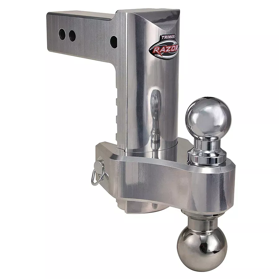Trimax 8" Aluminum Adjustable Drop Hitch - 2-1/2"