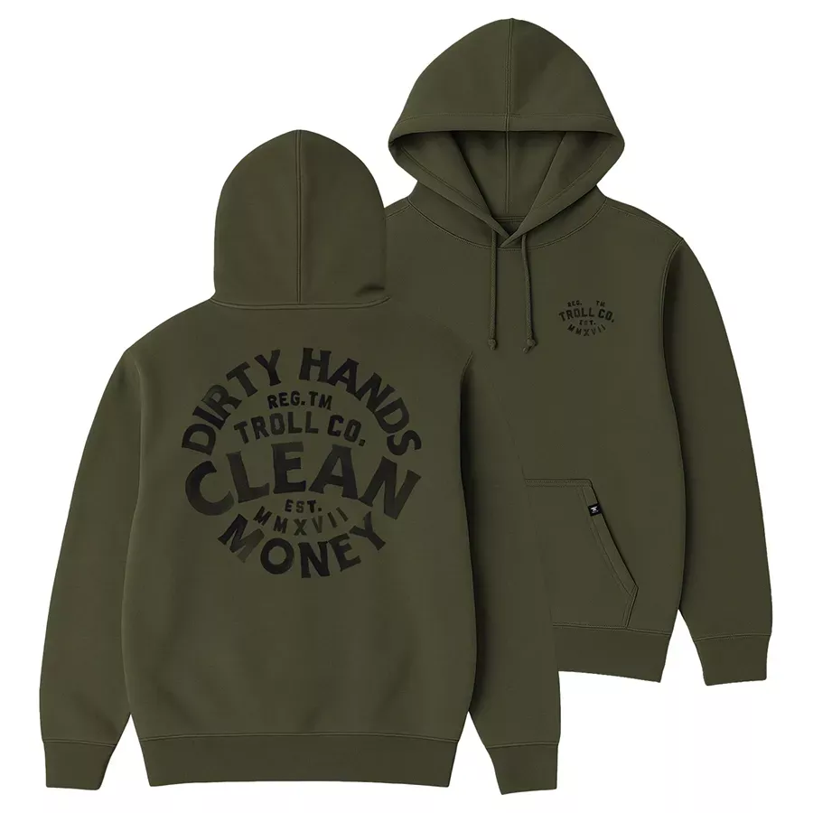 Troll Co. Men's DHCM Elixir Hoodie - Military Green