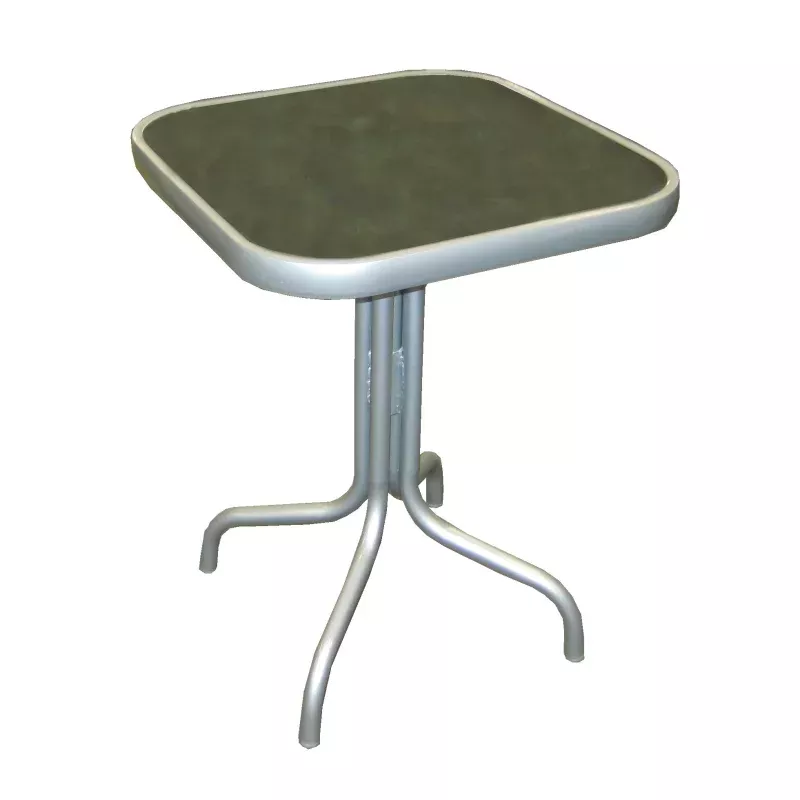 Tucker Bayview Silver Grey Glass High Coffee Table