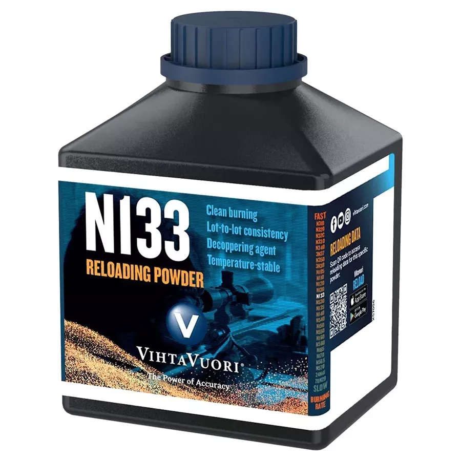 VihtaVuori N133 Reloading Rifle Powder - 1 lb Canister