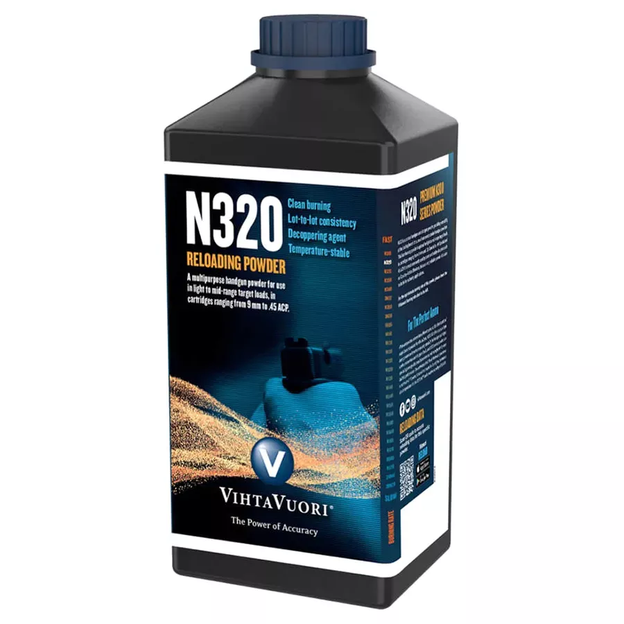 VihtaVuori N320 Reloading Rifle Powder - 1 lb Canister