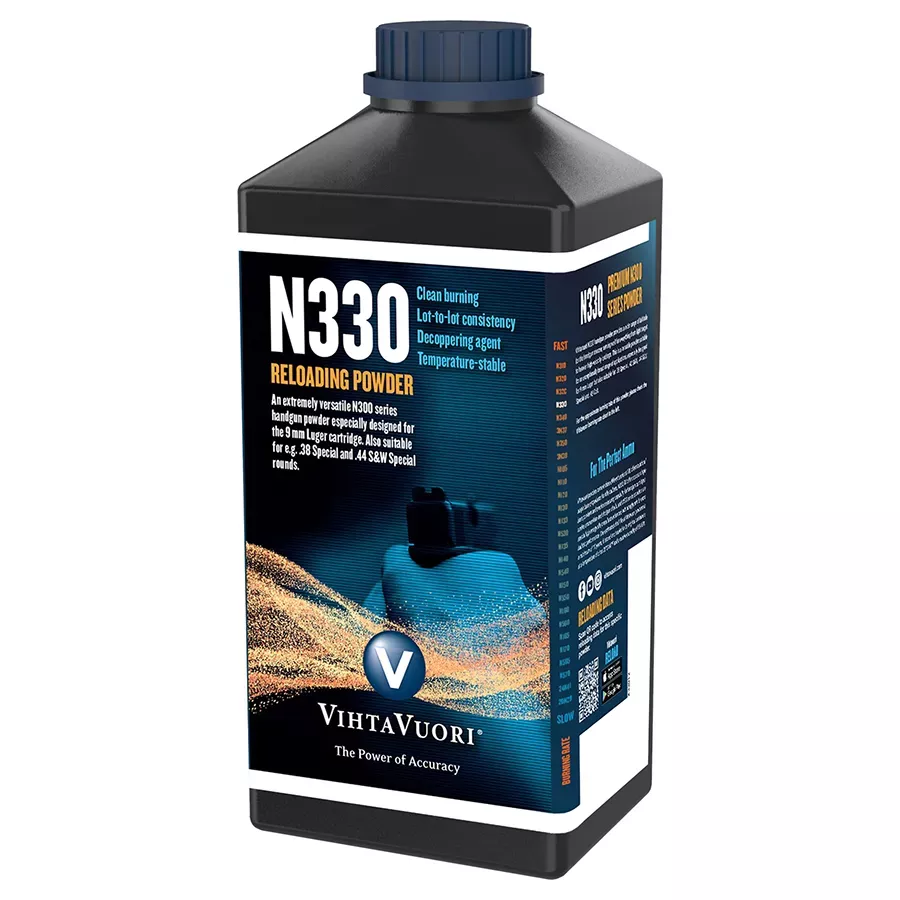 VihtaVuori N330 Reloading Rifle Powder - 1 lb Canister