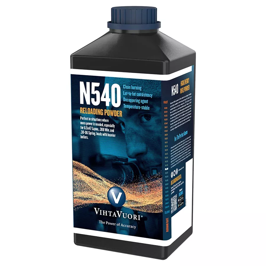 VihtaVuori N540 Reloading Rifle Powder - 1 lb Canister