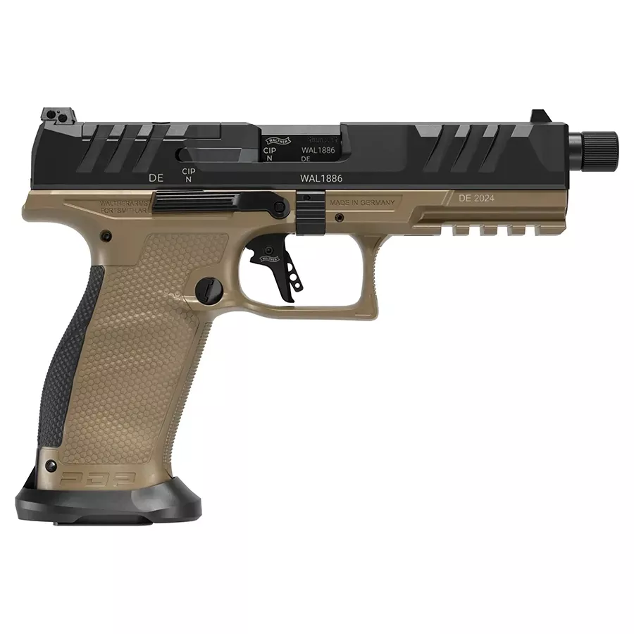Walther PDP Pro SD Full Size Semi Auto Pistol - FDE - 9mm - 18