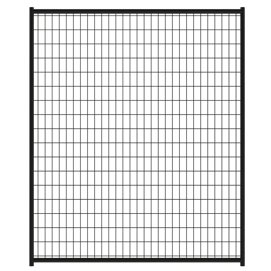 Welded Mesh Kennel Panel - Black