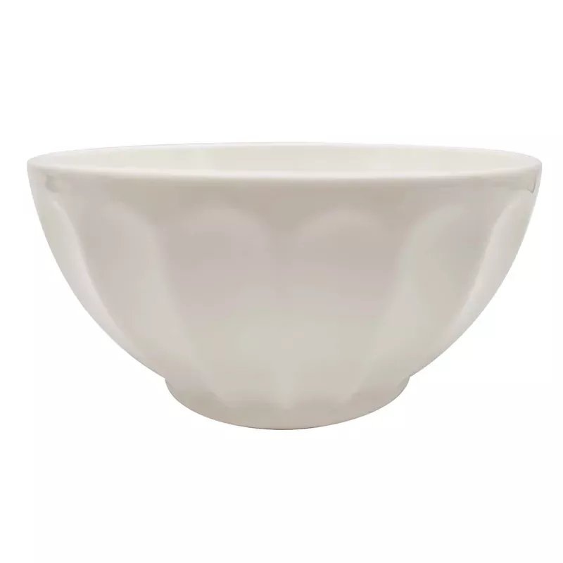White Amfali Cereal Bowl, 6"