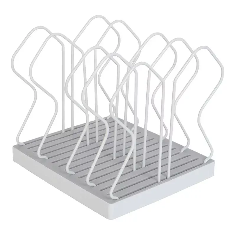 White Cookware Pan Rack