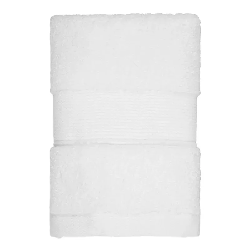 White Egyptian Cotton Washcloth, 13"