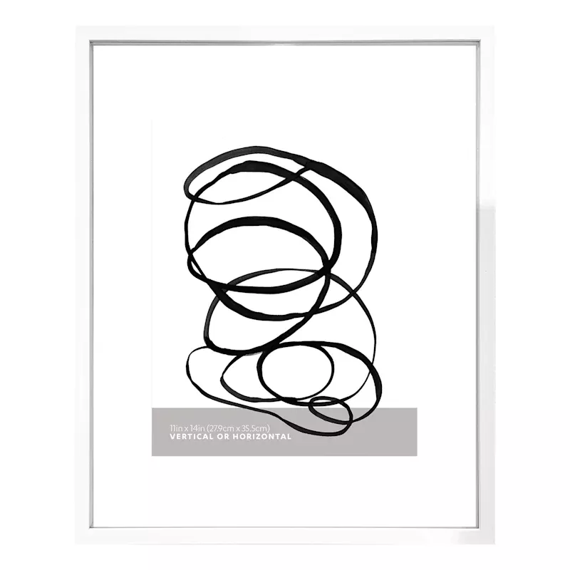 White Floating Wall Frame, 16x20