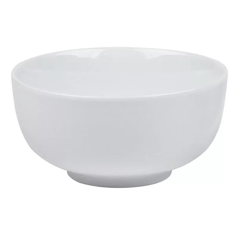 White Porcelain Cereal Bowl, 6"