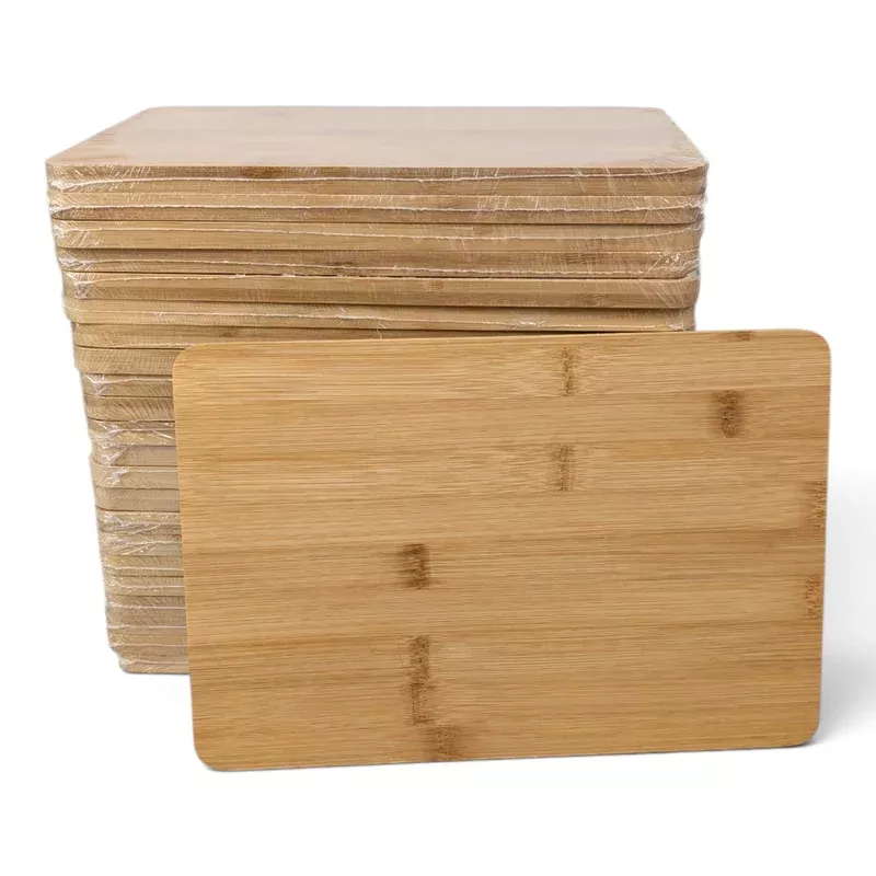 Wholesale 24-Pack Bamboo Charcuterie & Serving Boards (30x20cm)