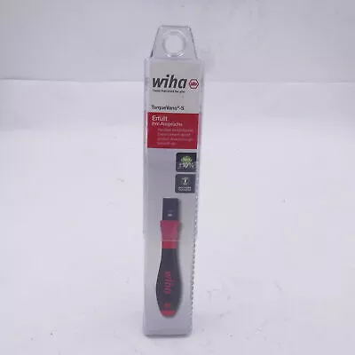 Wiha 28550 Adjustable Torque Vario-S Handle, Newton Meter Scale 0.1-0.6Nm