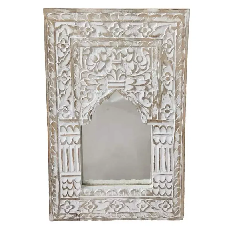 Wood Carved Table Decor, 13.5"