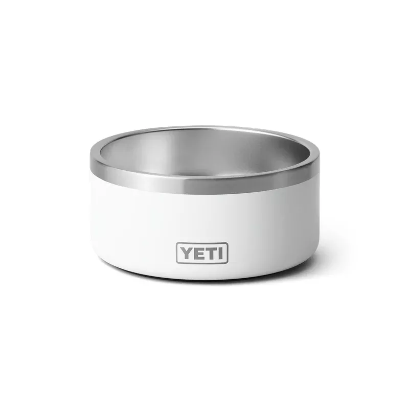 YETI BOOMER 4 DOG BOWL WHITE *PICK UP ONLY*