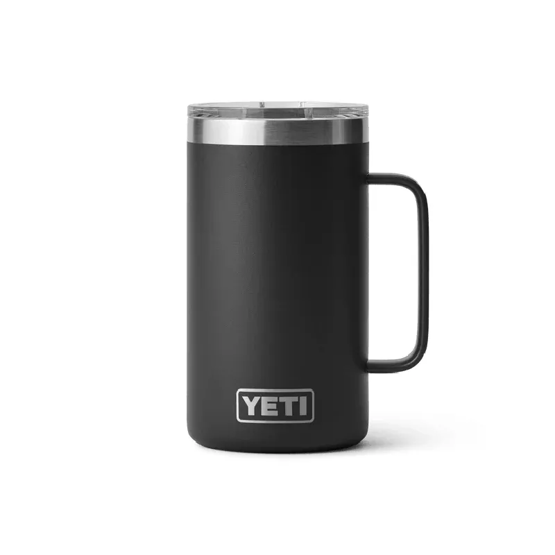YETI RAMBLER 24OZ MUG MS BLACK *PICK UP ONLY*