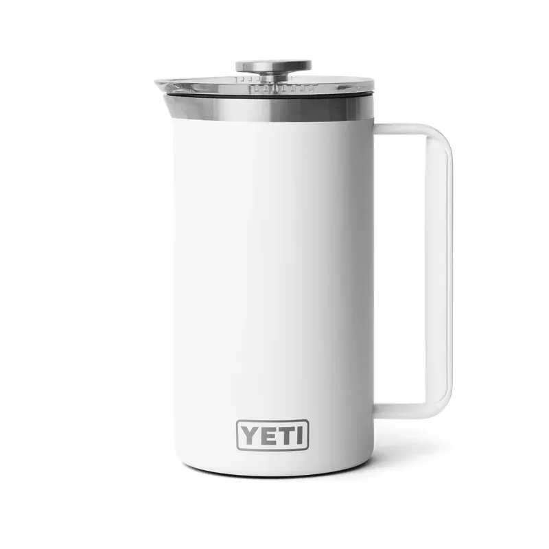 YETI RAMBLER 34OZ FRENCH PRESS WHITE *PICK UP ONLY*