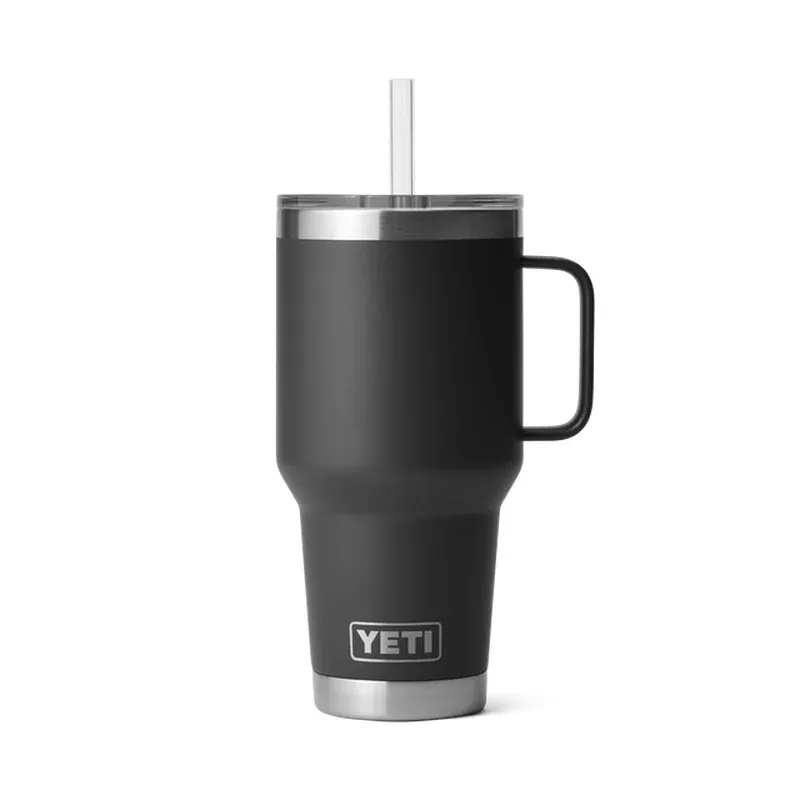 YETI RAMBLER 35OZ STRAW MUG BLACK *PICK UP ONLY*